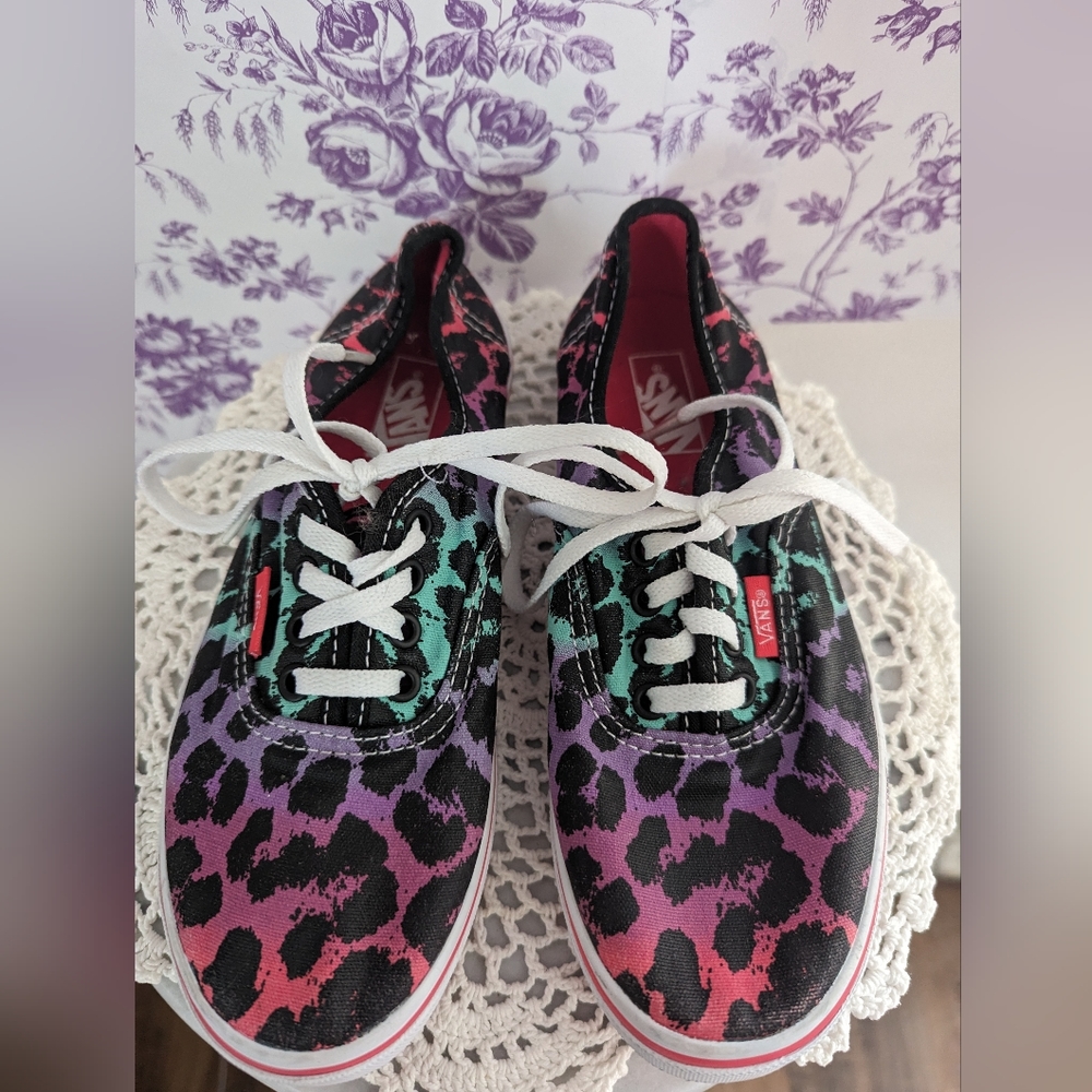 Girls Vans sneakers multicolored size 2